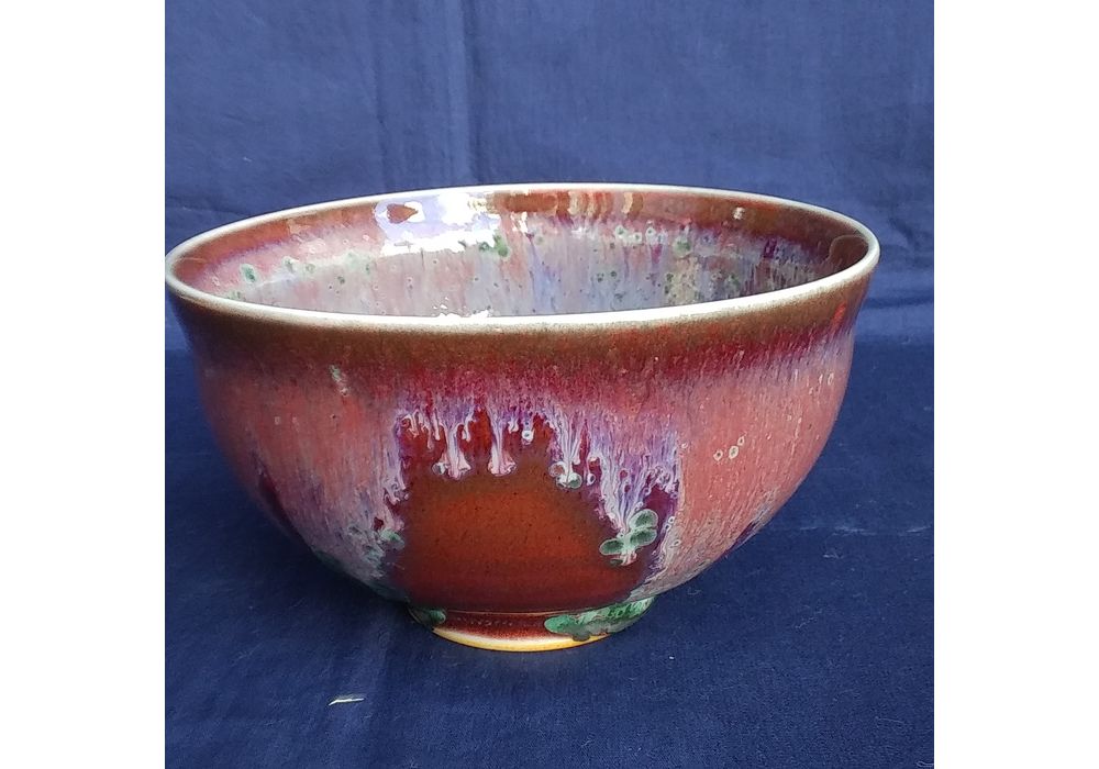色鍋島　鍋島藩窯　茶碗　光山作 鍋島藩窯 市川光山 辰砂釉 抹茶盌【SOLDOUT】 | 久留米で話題を