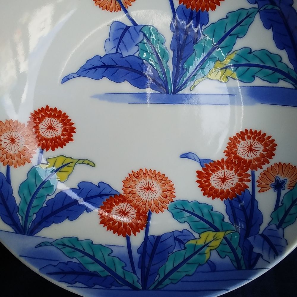 鍋島藩窯 市川光山 色鍋島蒲公英文皿【SOLDOUT】 | 久留米で話題を呼ん