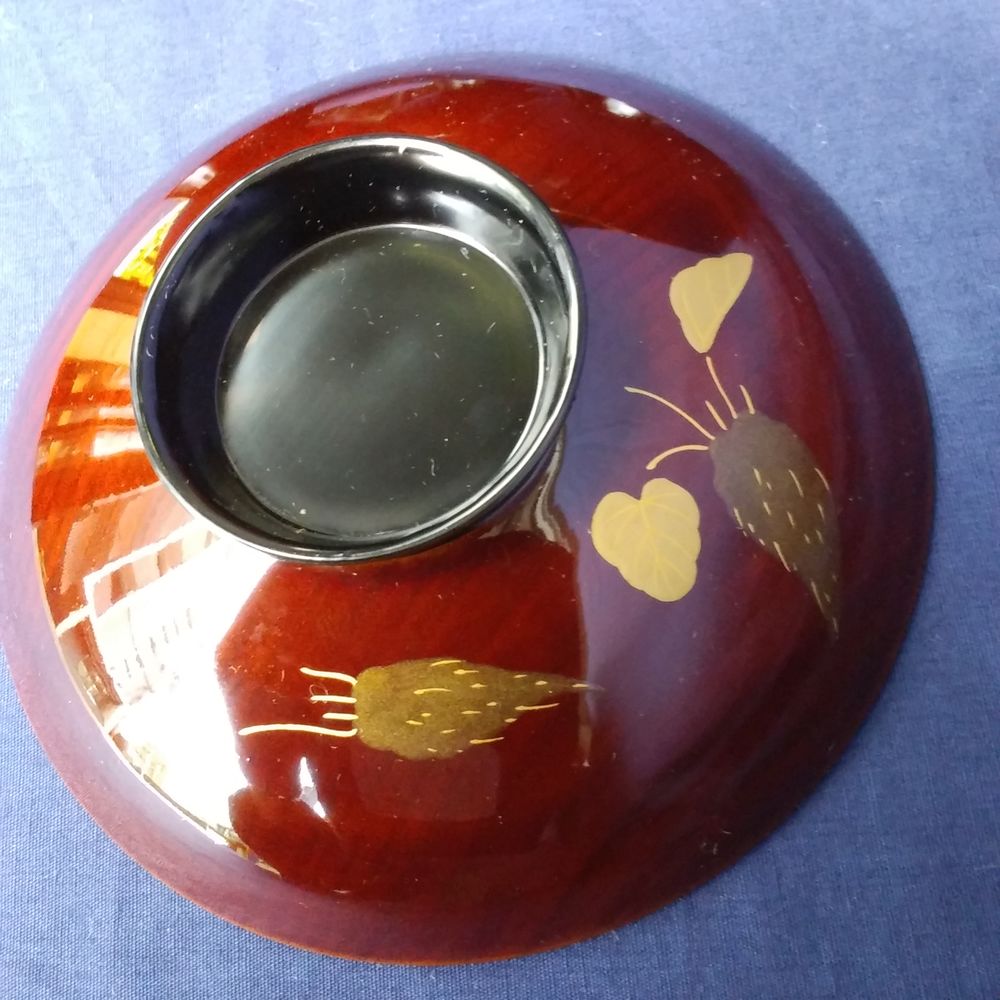 加藤漆器製作所謹製 輪島塗 山葵に河豚蒔絵 御吸物椀 | 久留米で話題を