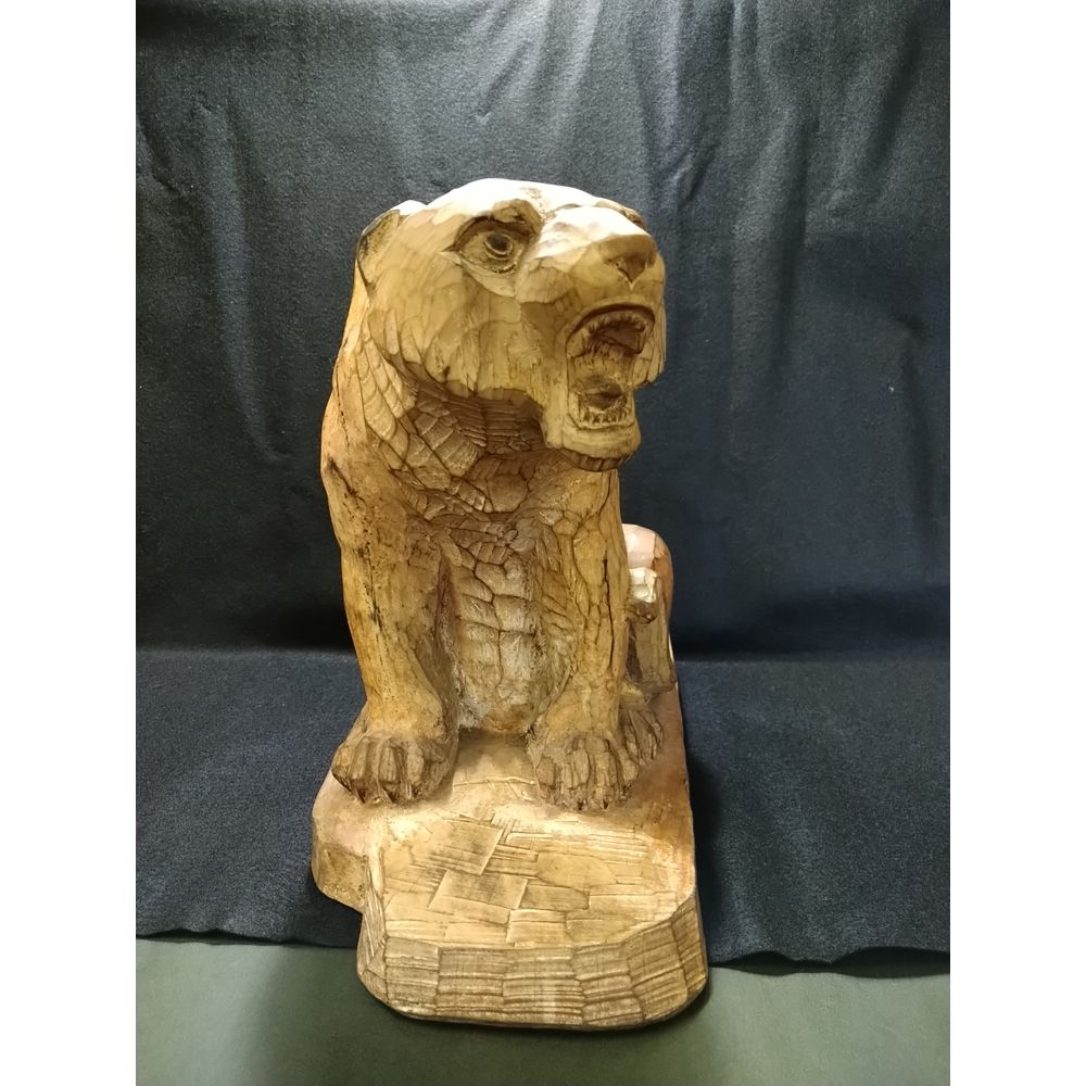 木彫「乕」岩田祥光 一刀彫 | その他 | 久留米で話題を呼んでいる古