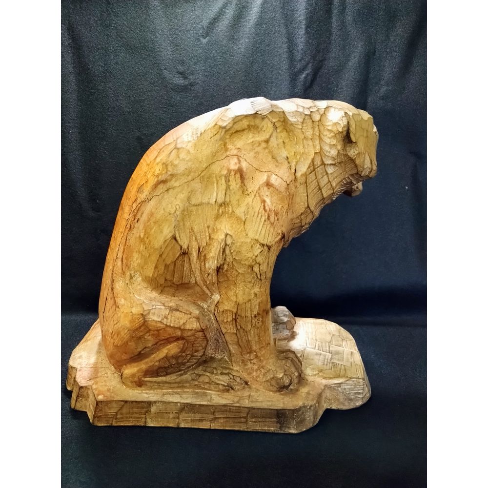 木彫「乕」岩田祥光 一刀彫 | その他 | 久留米で話題を呼んで