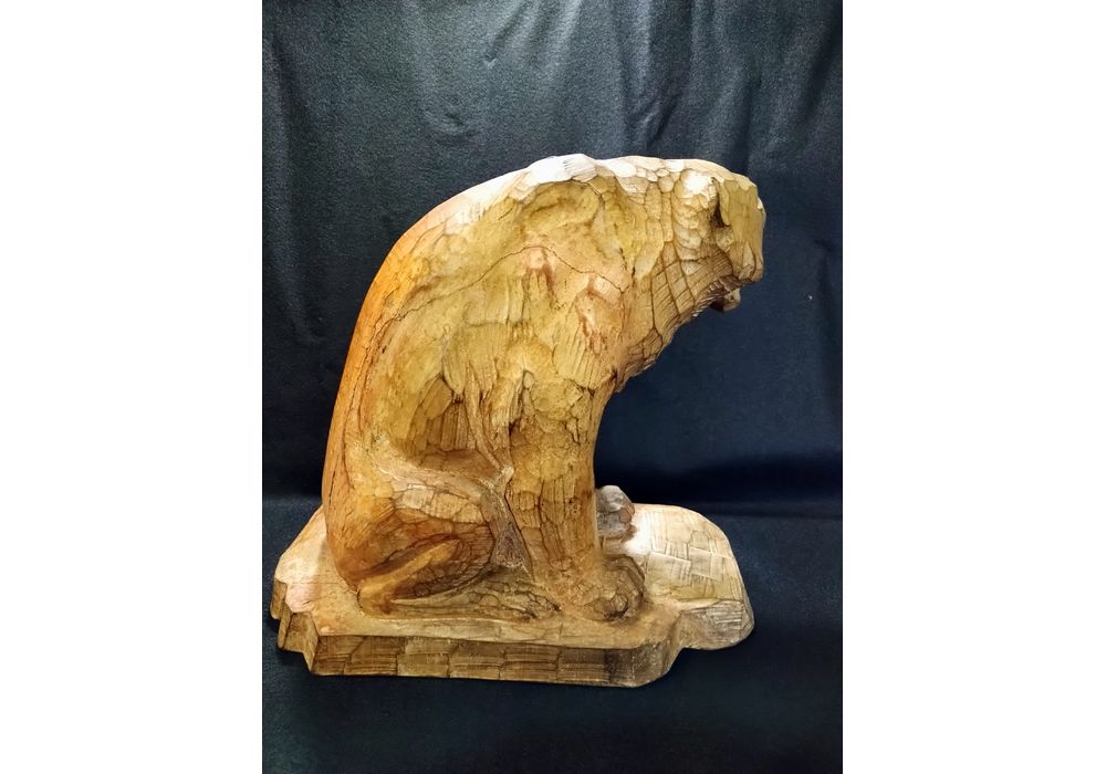 木彫「乕」岩田祥光 一刀彫 | その他 | 久留米で話題を呼んでいる古