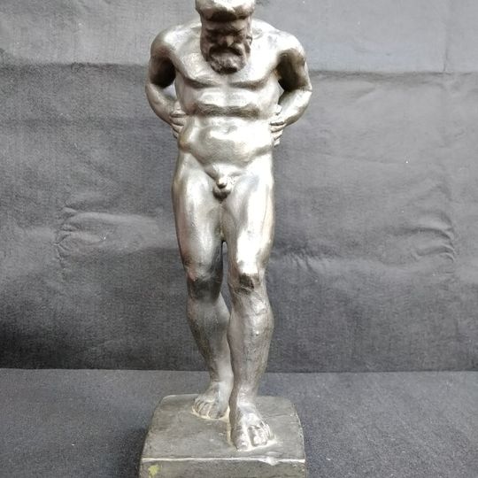 ミケランジェロ  トルソ ブロンズ像 山崎朝雲愛蔵品