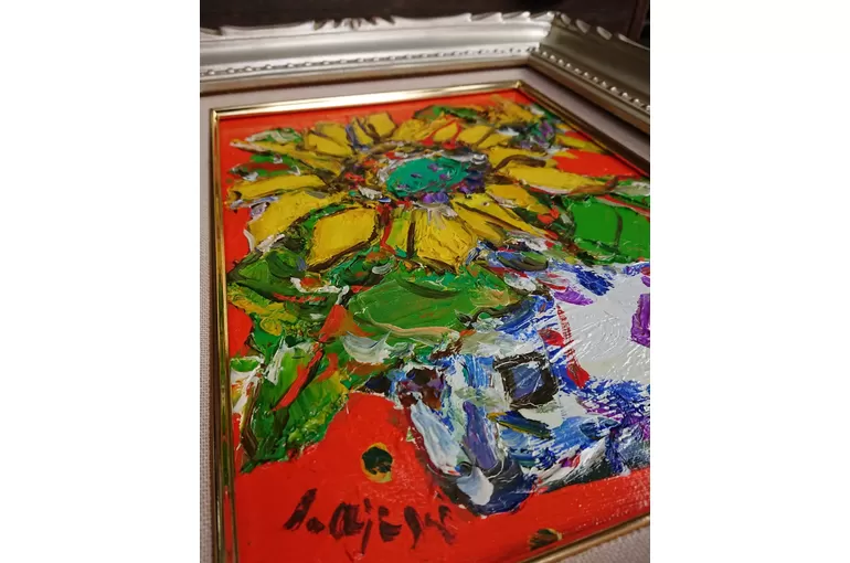 油彩画