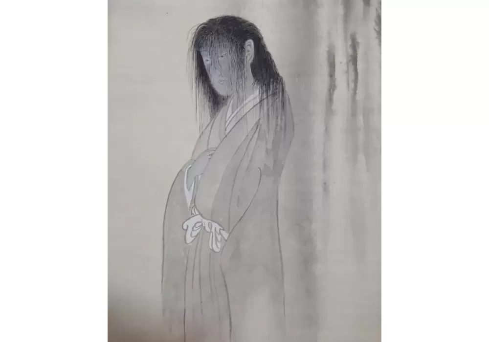 幽霊図掛軸
