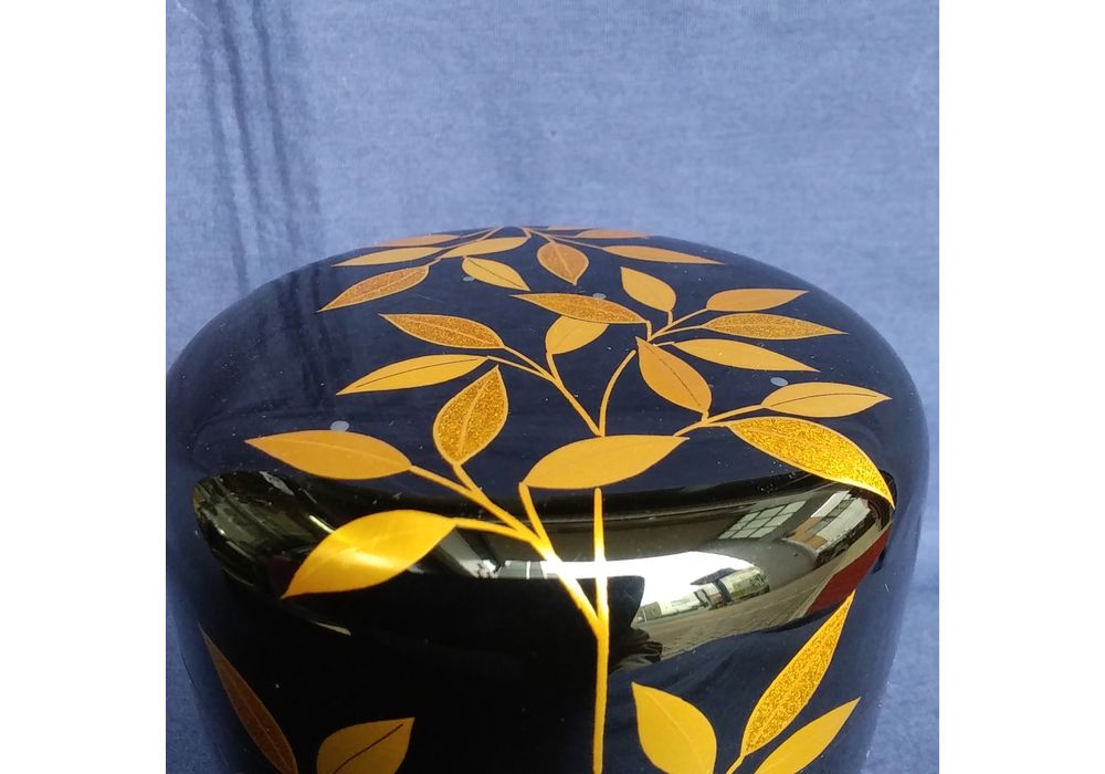 (ぴかぷ様)　中棗　早蕨蒔絵　秀穂作 栗木地稲穂蒔絵 中棗 | 佐々木麗峰/ササキレイホウ | 三越伊勢丹